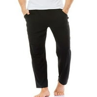 Ležerne široke hlače za muškarce udobne hlače s podstavljenim džepovima elastični struk sportska odjeća hlače za vježbanje
