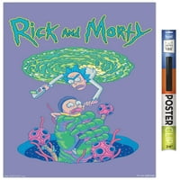 Zidni poster Rick & Mortie portal u jesen, 22.375 34