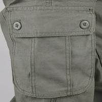 Muške uske teretne hlače za aktivnosti na otvorenom, jogging hlače otporne na habanje s više džepova, jesenske svestrane hlače