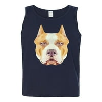Divlji Bobbi, Američki stafordski terijer, ljubitelj pasa, muška majica s uzorkom, tamnoplava, Plus veličina