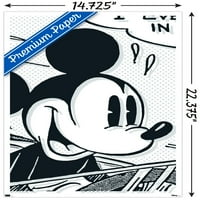 Mickie Mouse - Art Deco zidni poster, 14.725 22.375