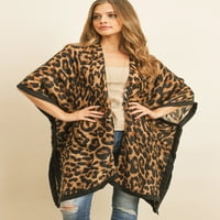 Riah modni leopard tisak kimono-ms0071
