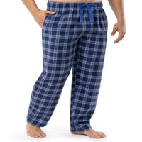 Plod tkalačkog stana muškog mikrofleece dugih rukava i flanel pidžama set hlača