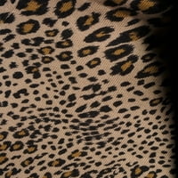 Time i TRU ženski otvoreni front leopard kardigan džemper