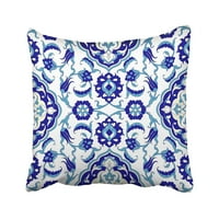 Bež Turska šarena Vintage višebojna keramička jastučnica u orijentalnom stilu s beskonačnim cvjetnim uzorkom, jastučnica za jastuke,