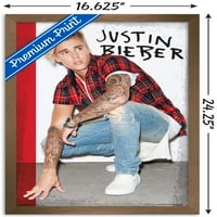 Justin Bieber-flanel plakat na zidu, 14.725 22.375