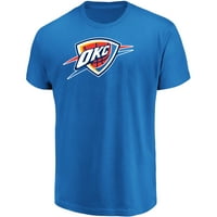 Muški fanatici markirali su plavu majicu Oklahoma City Thunder Top Ranging