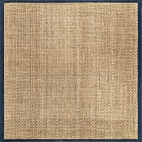 NULOOOM Hesse Checker tkanje prostirke za morsku travu, 9 '12', mornarica