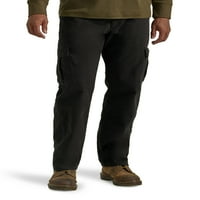 Wrangler® muški i veliki muški opušteni fit fleece obloženi teretni hlače