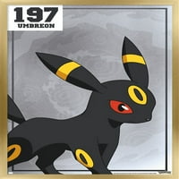 Zidni poster Pokemon-Umbreon, 14.725 22.375 uokviren