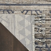 Marokanski apstraktni tepih u boji Moke od ugljena 9 ' 12 ' 2