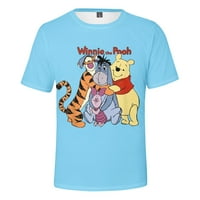 Muška sportska majica s uzorkom Vinnie Pooh iz anime-a, odjeća za roditelje i djecu Vinnie Pooh