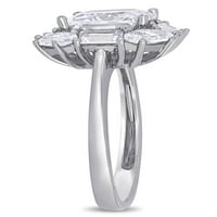 Miabella Carat T.G.W. Kubični cirkonij sterling srebrni zaručnički prsten