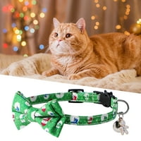 Odvojivi Dodaci za ogrlicu za mačke izvrsna kopča za zvono s osjećajem snjegovića iz crtića - poliesterska božićna ogrlica za kućne