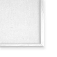 Razigrani Mini čovjek špilja tekst sa zrnatim uzorkom grafika u bijelom okviru zidni ispis, 16.20
