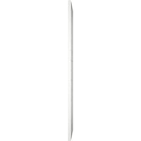 Ekena Millwork 18 W 60 H True Fit Pvc Horizontalni sloj Moderni stil Fiksni nosač, tuče za tuče sive boje