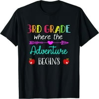 Majica za 3. razred gdje počinje avantura majica za učitelja 3. razreda