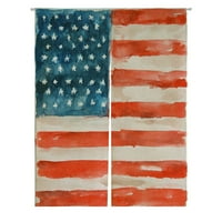 Američka zastava Zastava SAD-a nacionalni praznici Domoljubna umjetnost Japanska zavjesa Noren vrata tretman prozora zavjese pamučne