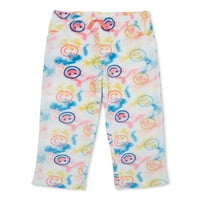 Pidžama hlače s emotikonima za djevojčice, veličine 4 I Plus