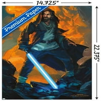 Zidni poster Ratovi zvijezda: Obi-Van Kenobi-Obi-Van Mustafar, 14.725 22.375