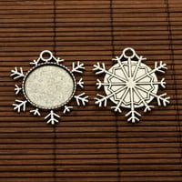 5 kompleta ovalnog poklopca kabochona od prozirnog stakla i antiknog srebrnog privjeska u tibetanskom stilu s kabochonima za obrt