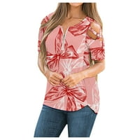 Bluze za žene, elegantne Ležerne ljetne Ležerne majice s naramenicama bez ramena, majice kratkih rukava, bluza