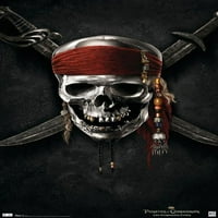 Diesne Pirati s Kariba: na čudnim plimama-Teaser plakat s jednim listom, 22.375 34