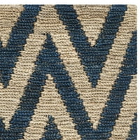 Organski plavi prirodni tepih 9515 ručno pleteni