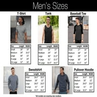 Muška grafička majica za muškarce: Muška, crna, mala