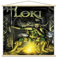 Comics Comics-Loki-Thor: prva grmljavina zidni plakat u drvenom magnetskom okviru, 22.37534