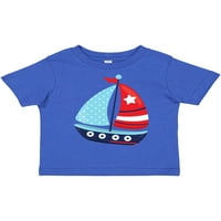 Svijetla jedrilica Mornar jedrenje jedra Brod Brod poklon majica za dječake i djevojčice