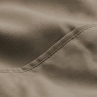 Goli kućni mikrofiber s 5 komada pijeska taupe comforter, taupe list set reverzibilni krevet u torbi, pun