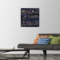 Kinematografski svemir - Crna pantera - zidni plakat s gumbima, 14.725 22.375