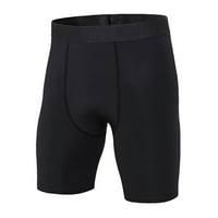 Muške sportske hlače za muškarce, Muške jednostavne fitness hlače za vježbanje, osnovne kondicijske kompresijske hlače, crne