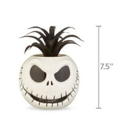 Disnei noćna mora prije Božića, Jack Skellington, faa sočna keramička žardinjera, visoka, Crna, bijela žardinjera