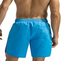 Muške sportske kratke hlače za vježbanje u teretani, kratke hlače za trčanje, ljetni odmor na plaži, aktivna odjeća s džepom, elastični