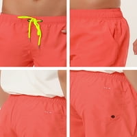 Jedinstveni prijedlozi Muške jednobojne kratke hlače za plažu za surfanje s mrežastom podstavom