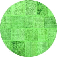 Pravokutni poplun zeleni tepisi za prijelazne zone tvrtke A. M., 3' 5'