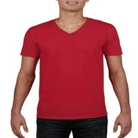 Muška opremljena majica s izrezom i kratkim rukavima