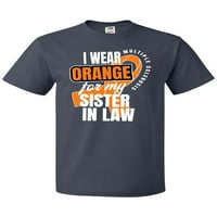 _ : Obukao sam narančastu majicu za moju sestru koja je informirala o multiploj sklerozi