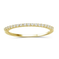 Jewelersclub Dijamantni prstenovi za žene - karatni bijeli dijamantni prsten nakit - srebrni trake za žene - prsten od Jewelersclub