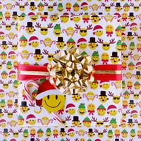 Papir Industrial Bulk Obpaking Papir, 1 paket, božićni poklon za emoji, 1042. Sq ft
