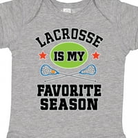 Trenirka za lacrosse u meniju moj je omiljeni poklon za sezonu bodija za dječaka ili djevojčicu