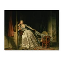 Zaštitni znak likovna umjetnost 'ukradena poljubaca' platna Fragonard
