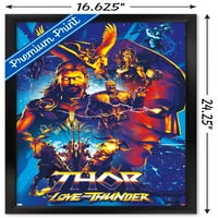 Marvel Thor: ljubav i grmljavina-Grupni zidni poster, uokviren 14.725 22.375
