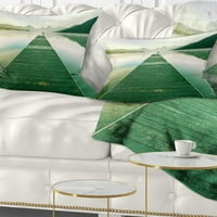 Dizajn 12 20 jastuk za bacanje zelenog poliestera