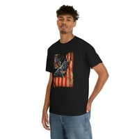 Majica američke zastave, majica za ljubitelje ribolova, smiješna majica za ribolov, majica za ribolov u SAD-u, muška košulja