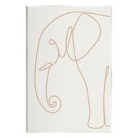 Slonov doodle oblik oblik životinja i insekata grafička umjetnost bezbroj umjetnički print zidne umjetnosti