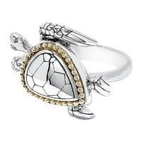 Prstenovi za žene Božićna rasprodaja Vintage ženski set srednjih prstenova s cvjetnom krunom izdubljeni prsten za nokte na rasprodaji