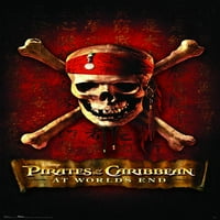 Diesne Pirati s Kariba: Na kraju svijeta-Teaser plakat na zidu, 22.375 34